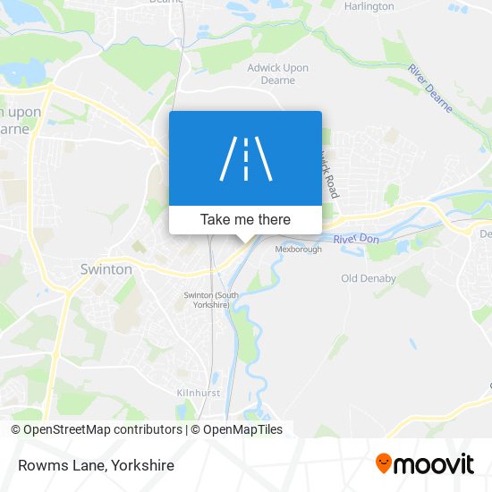 Rowms Lane map