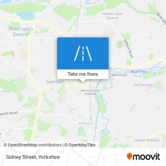 Sidney Street map
