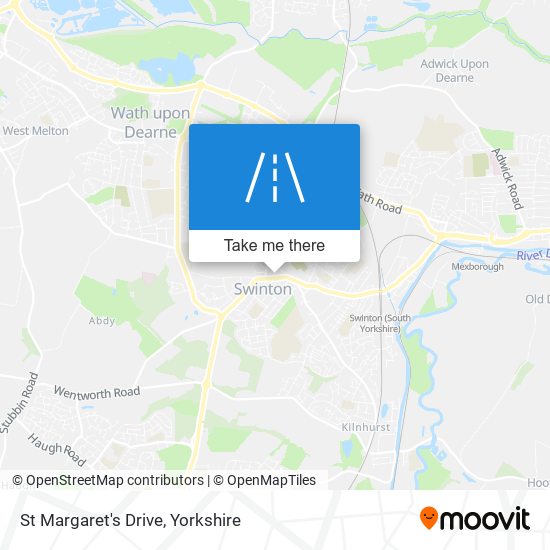 St Margaret's Drive map