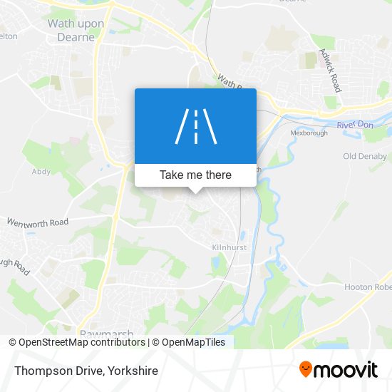 Thompson Drive map