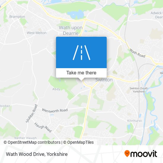 Wath Wood Drive map