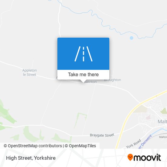 High Street map