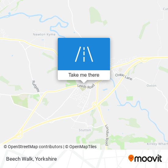 Beech Walk map