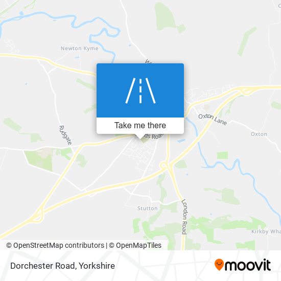 Dorchester Road map