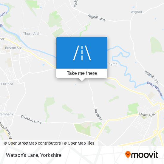 Watson's Lane map
