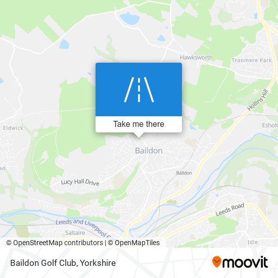 Baildon Golf Club map