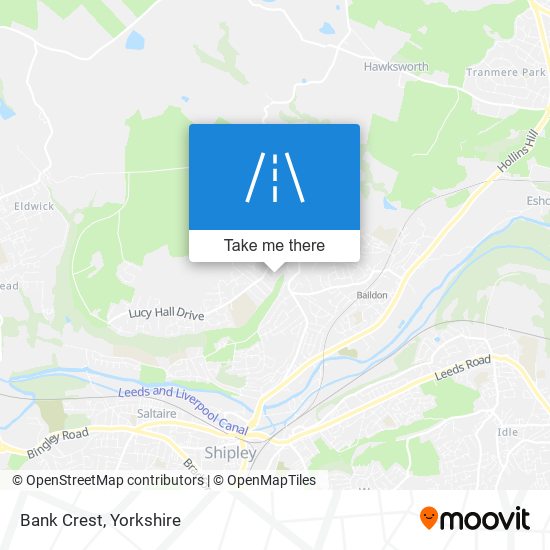 Bank Crest map