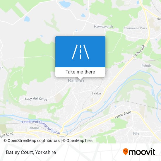 Batley Court map