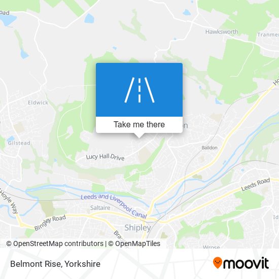 Belmont Rise map