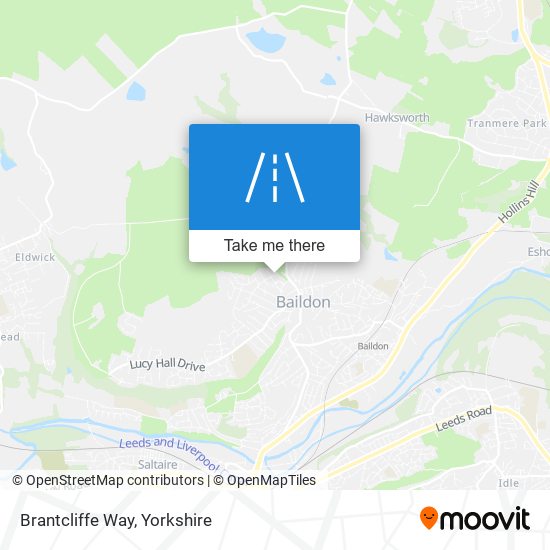 Brantcliffe Way map