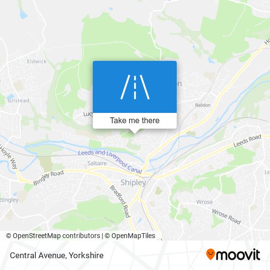 Central Avenue map