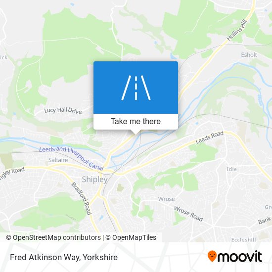 Fred Atkinson Way map
