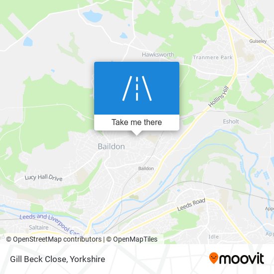 Gill Beck Close map