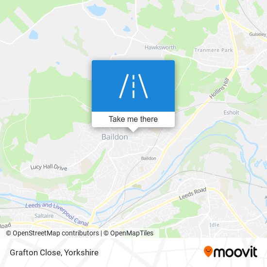 Grafton Close map