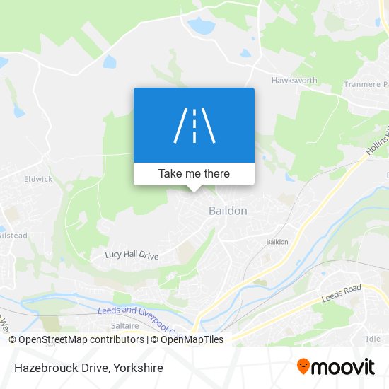 Hazebrouck Drive map