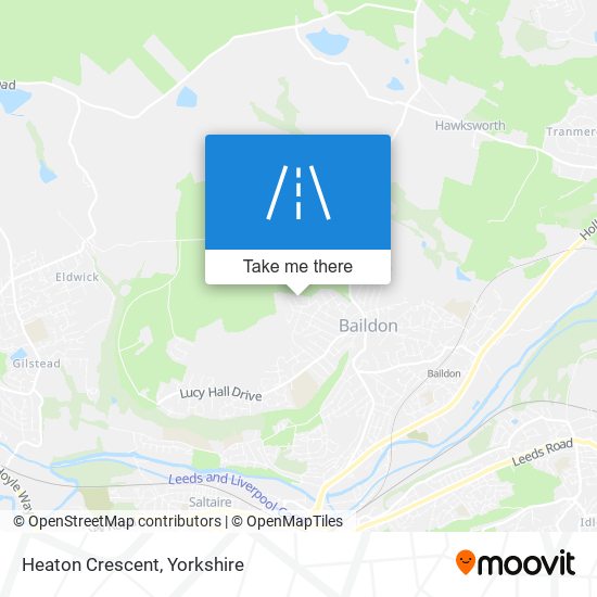 Heaton Crescent map