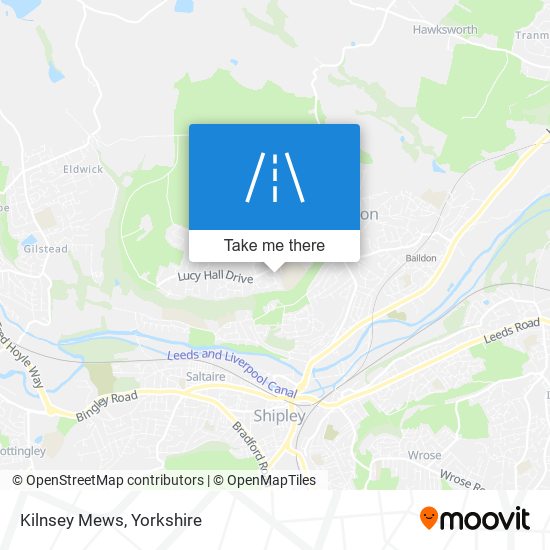 Kilnsey Mews map