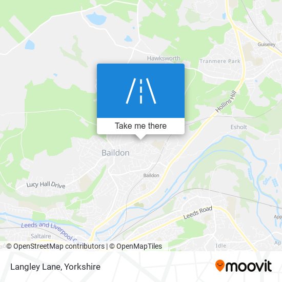 Langley Lane map