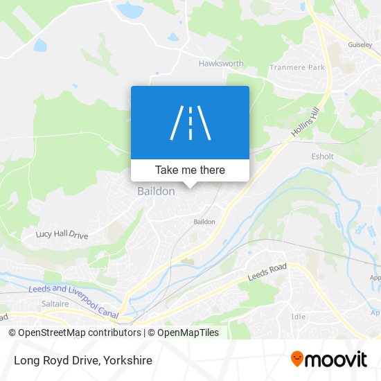 Long Royd Drive map