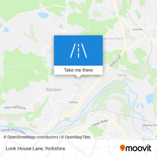 Lonk House Lane map