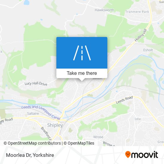Moorlea Dr map