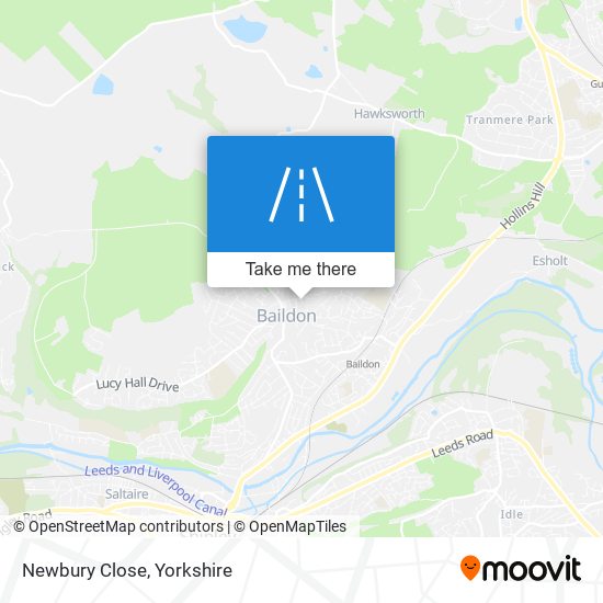 Newbury Close map