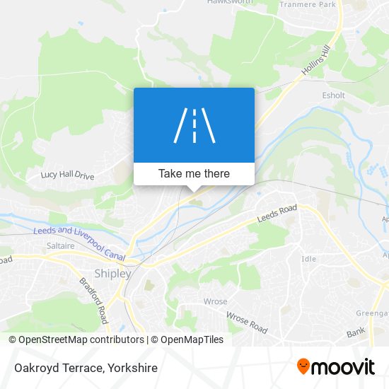 Oakroyd Terrace map