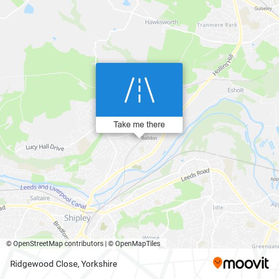 Ridgewood Close map