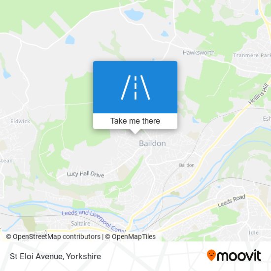 St Eloi Avenue map