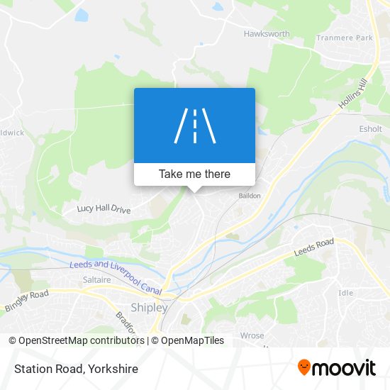 Station Road map