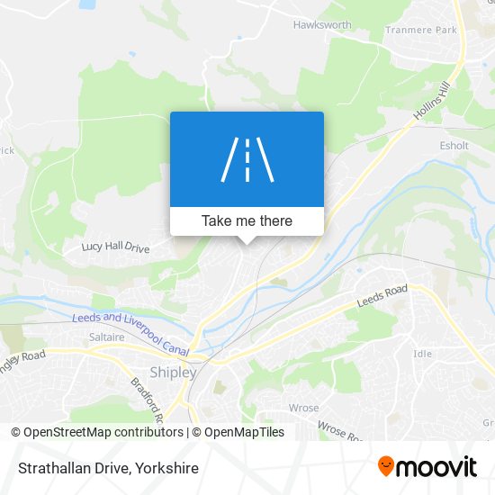 Strathallan Drive map