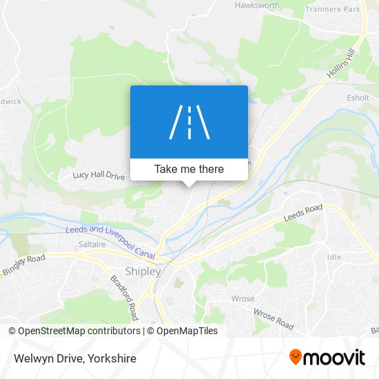 Welwyn Drive map