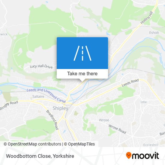 Woodbottom Close map