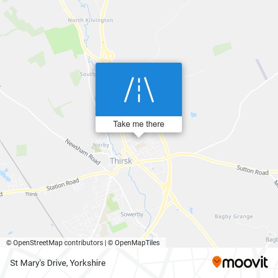 St Mary's Drive map