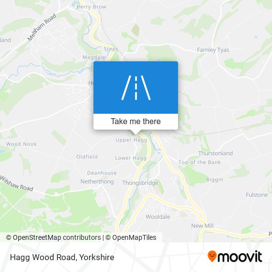 Hagg Wood Road map