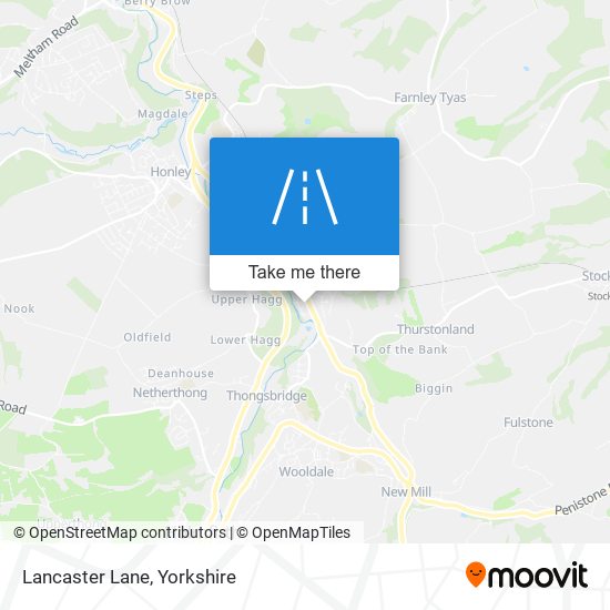 Lancaster Lane map