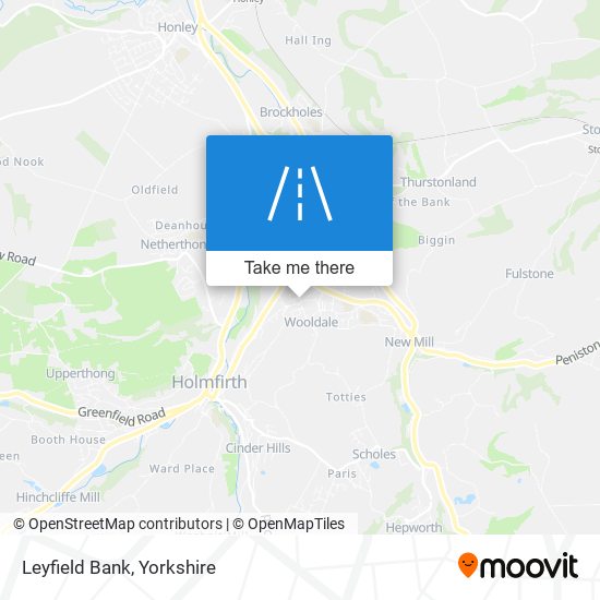 Leyfield Bank map