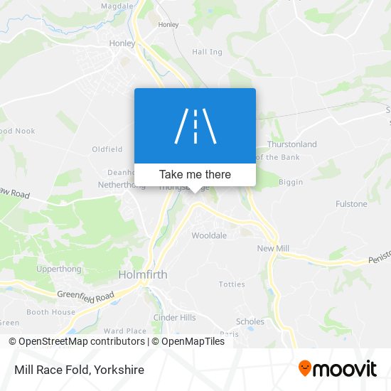 Mill Race Fold map