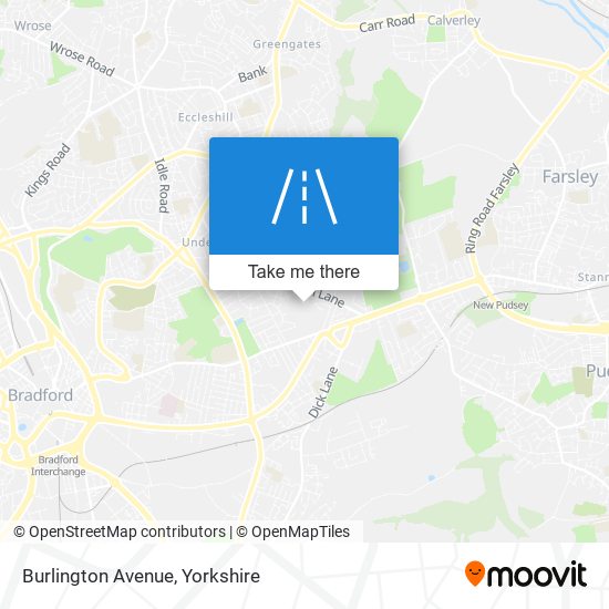 Burlington Avenue map