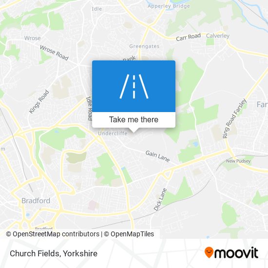 Church Fields map