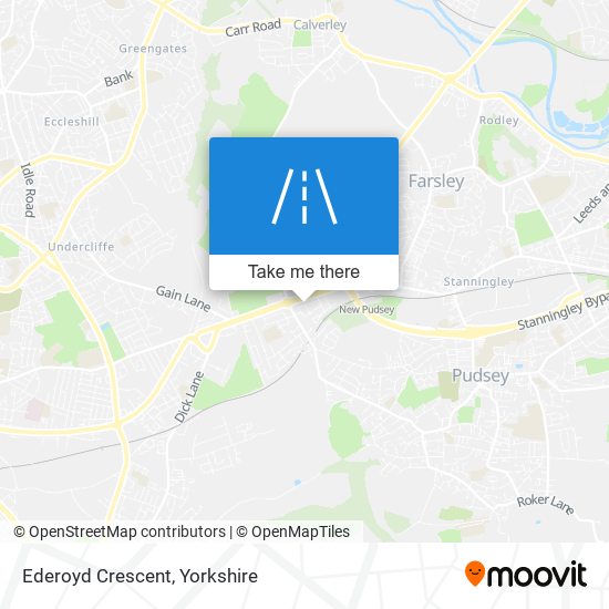 Ederoyd Crescent map