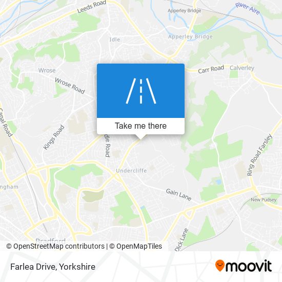 Farlea Drive map