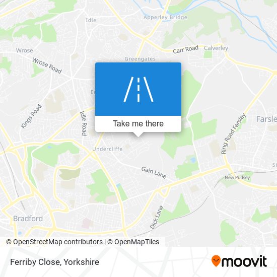 Ferriby Close map