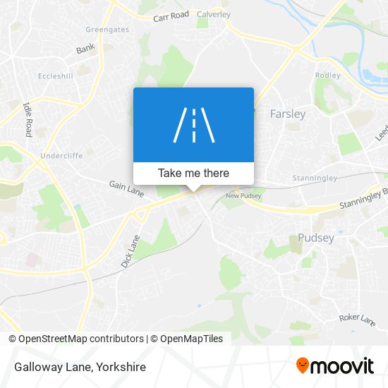 Galloway Lane map