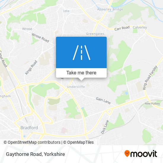 Gaythorne Road map