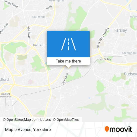 Maple Avenue map