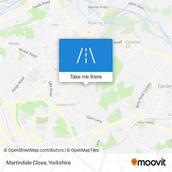 Martindale Close map
