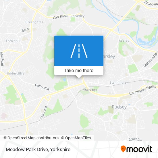 Meadow Park Drive map