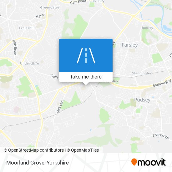 Moorland Grove map