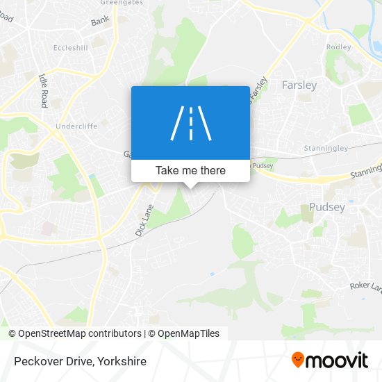 Peckover Drive map